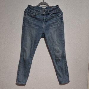 LOFT Dark Wash Skinny Jeans